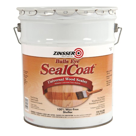 Zinsser Bulls Eye Sealcoat U Sanding Sealer Flat 5 Gallon 850